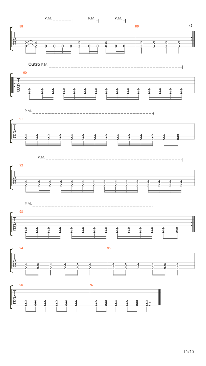 Ordered To Kill吉他谱