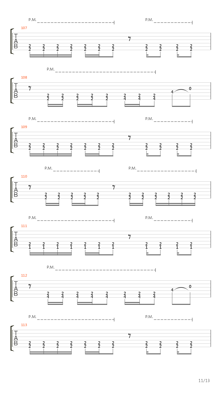 Separating The Seas吉他谱