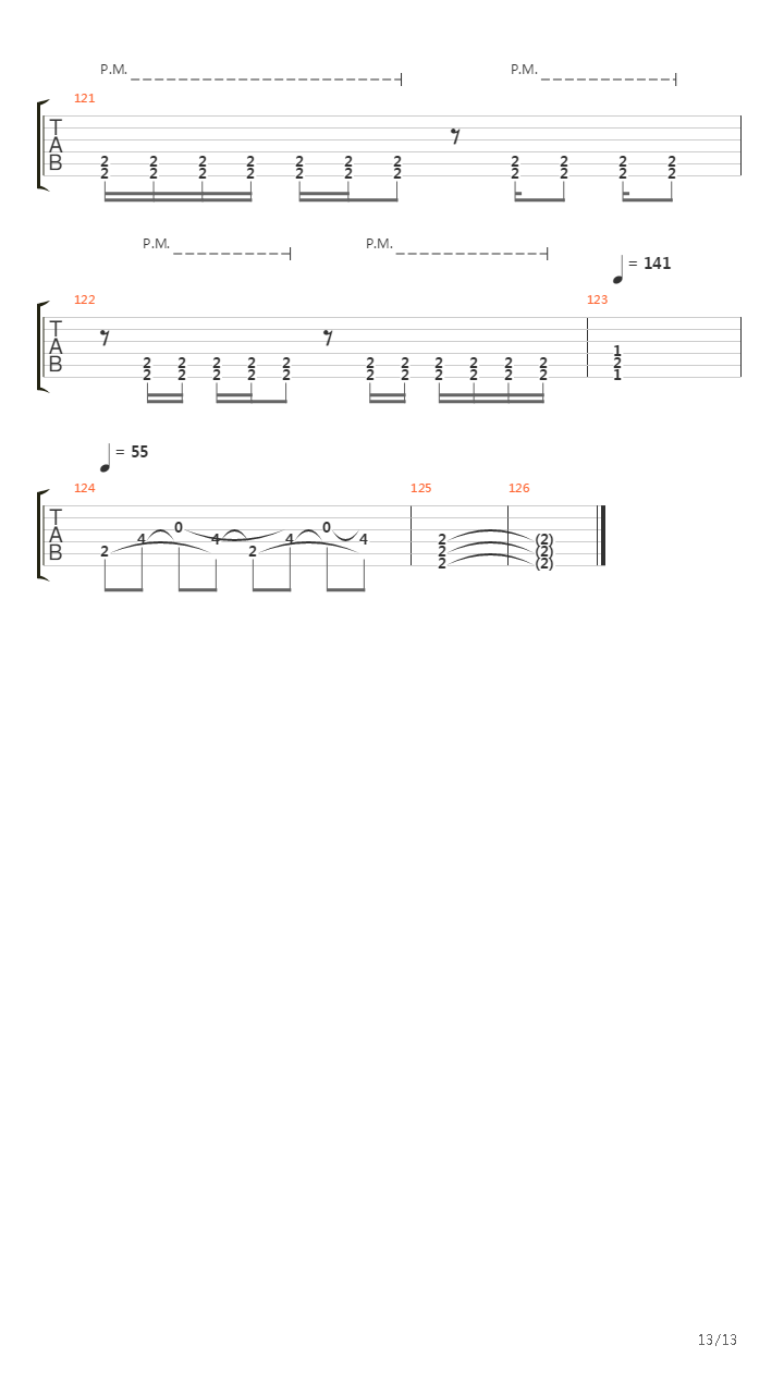 Separating The Seas吉他谱