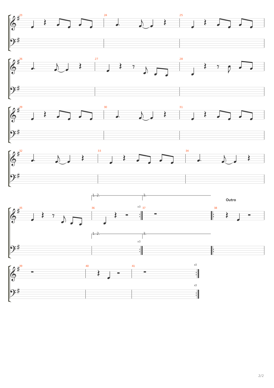 Bosse吉他谱