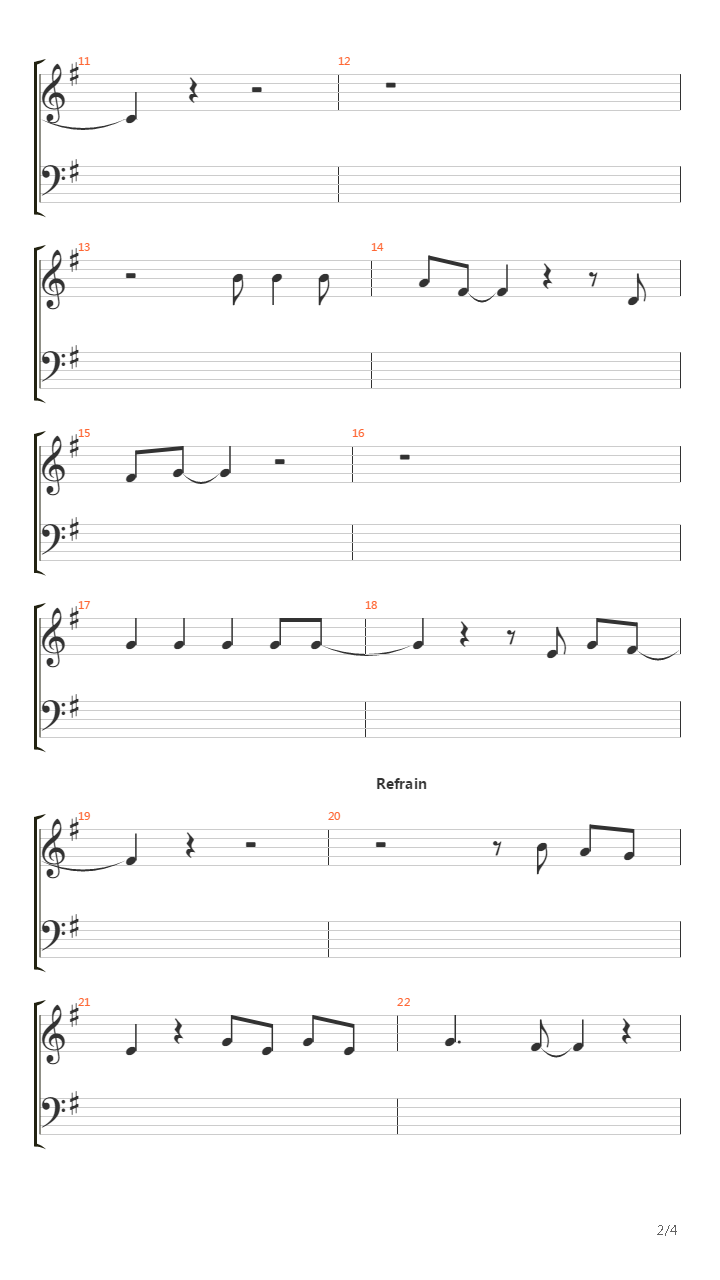 Bosse吉他谱
