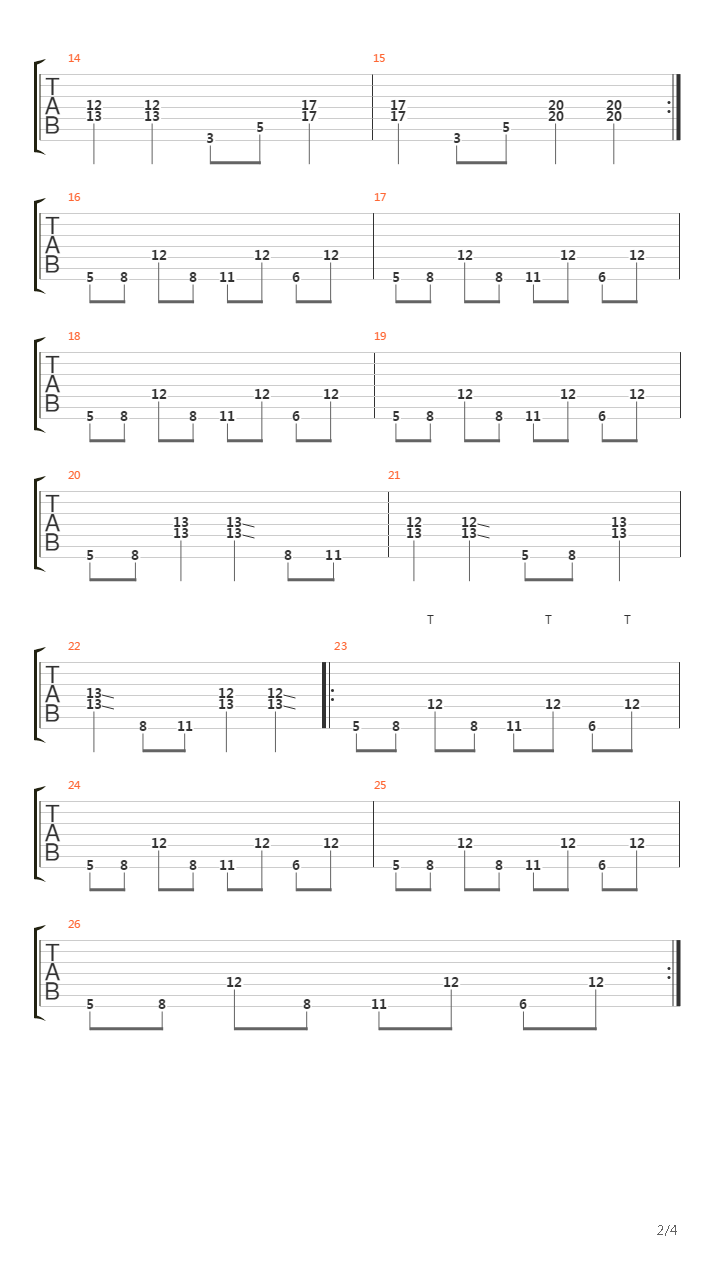 Elevation Path吉他谱