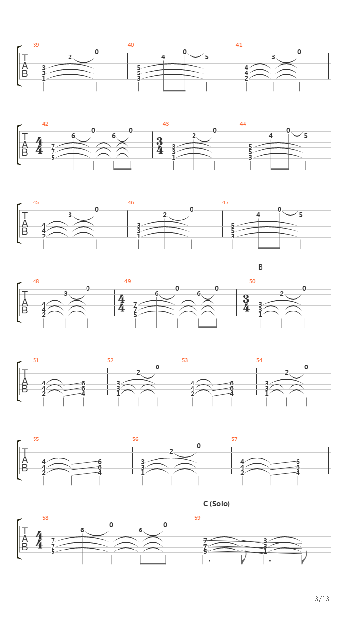 Nemeinn吉他谱