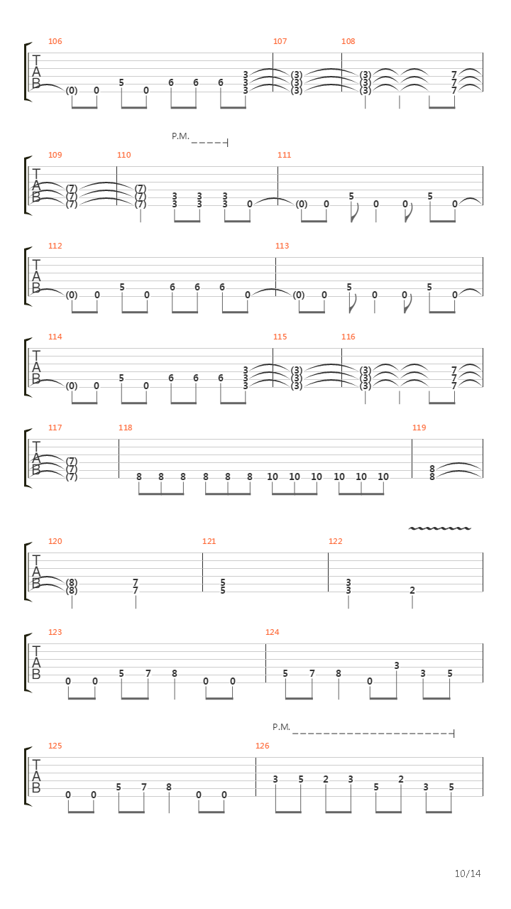 Pariah吉他谱