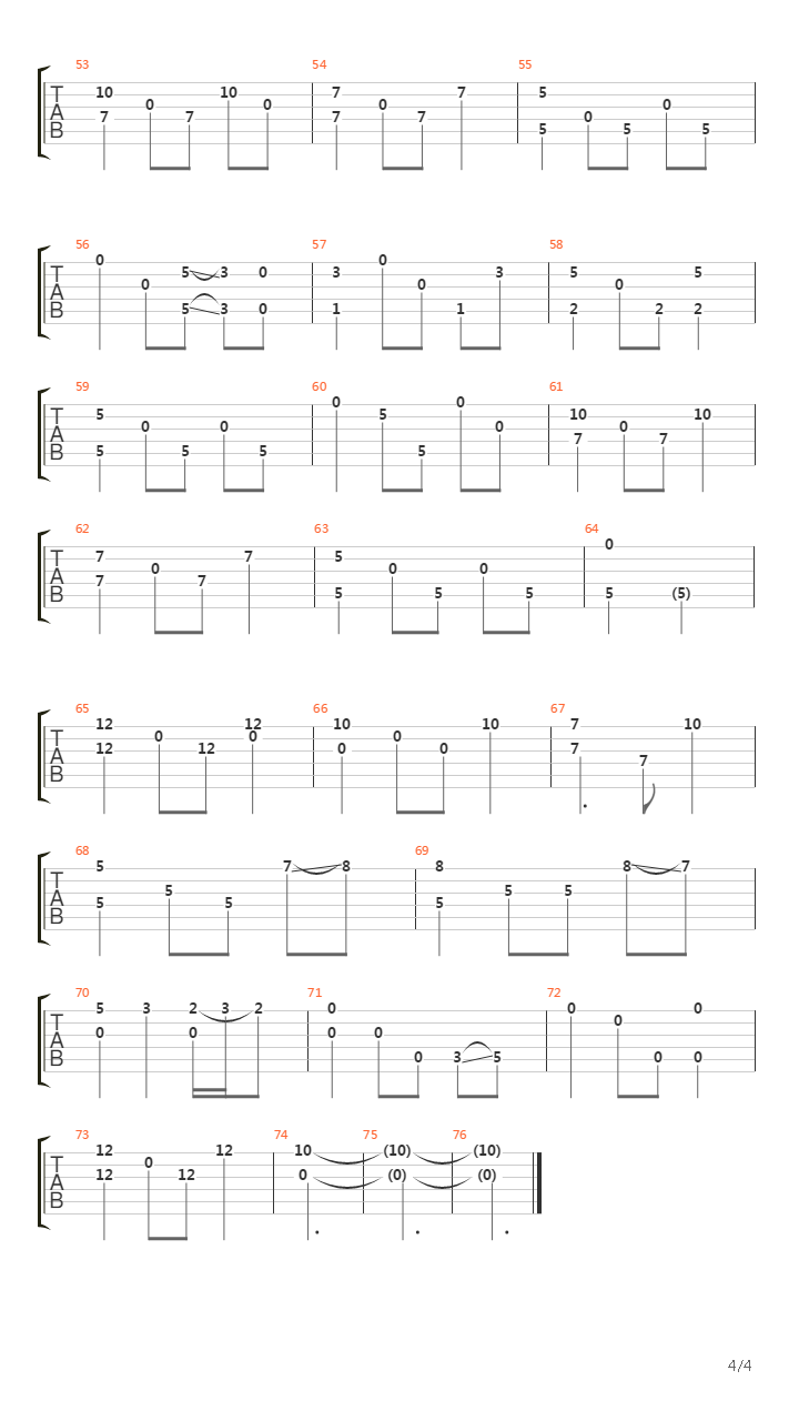 Without Wings吉他谱