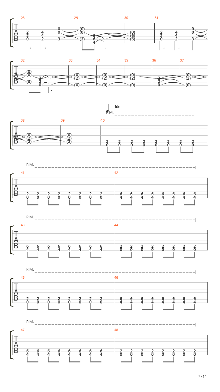 The Valley吉他谱