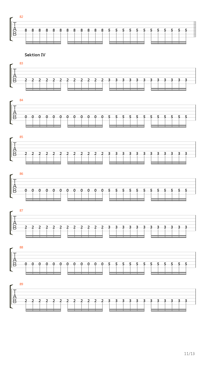 Antikrist吉他谱