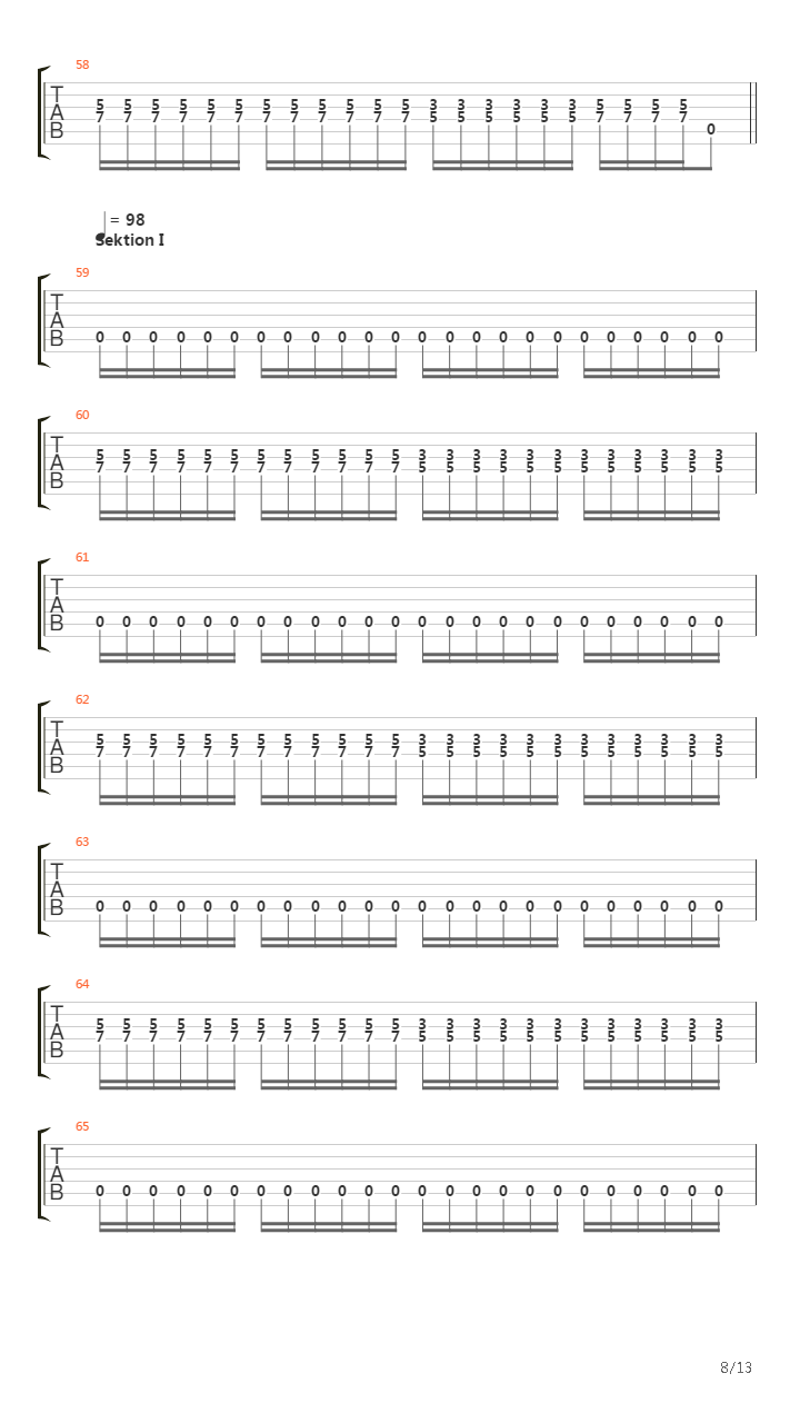 Antikrist吉他谱