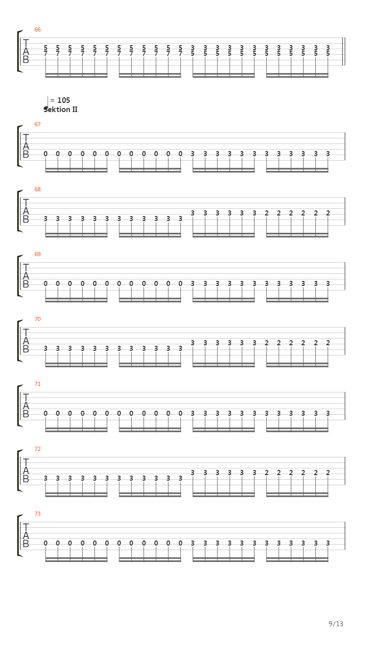 Antikrist吉他谱