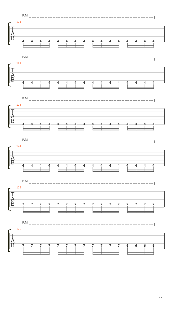 Sense Without Sanity吉他谱