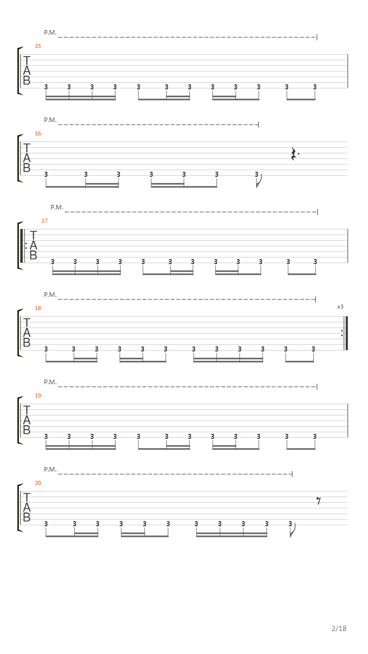 Autonomous Combat System吉他谱