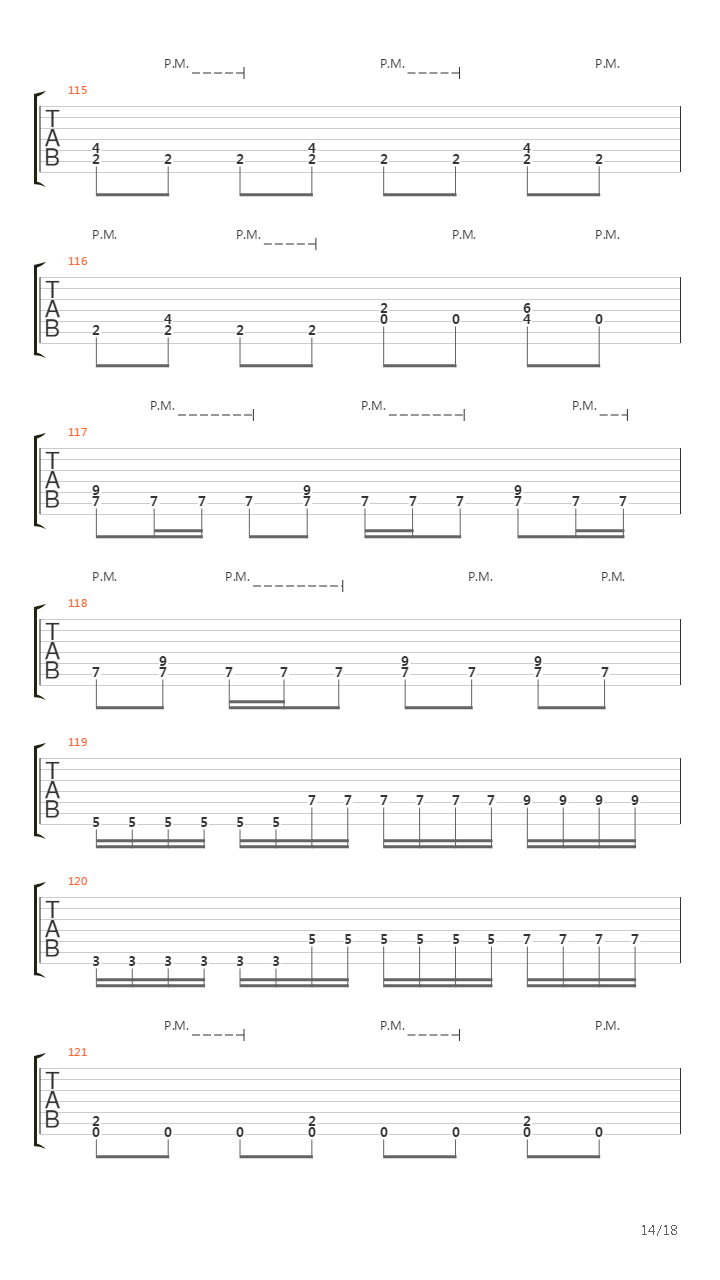 Autonomous Combat System吉他谱