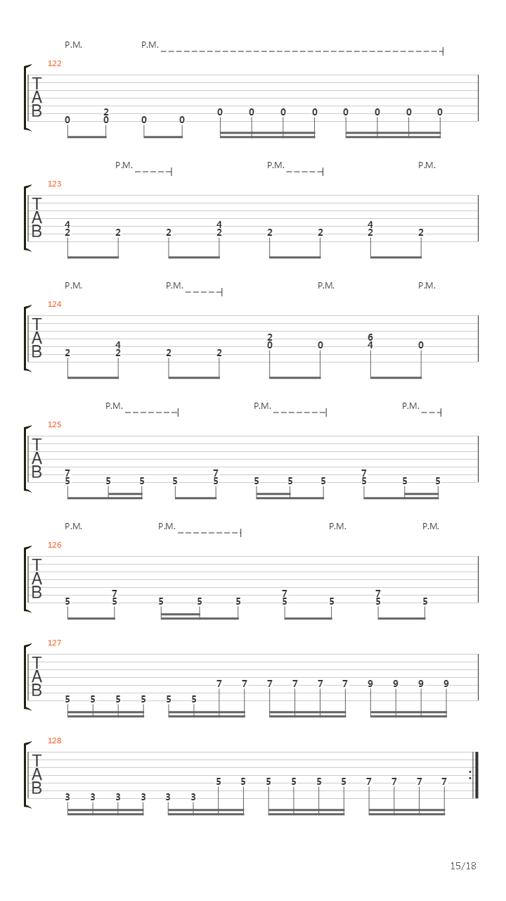 Autonomous Combat System吉他谱