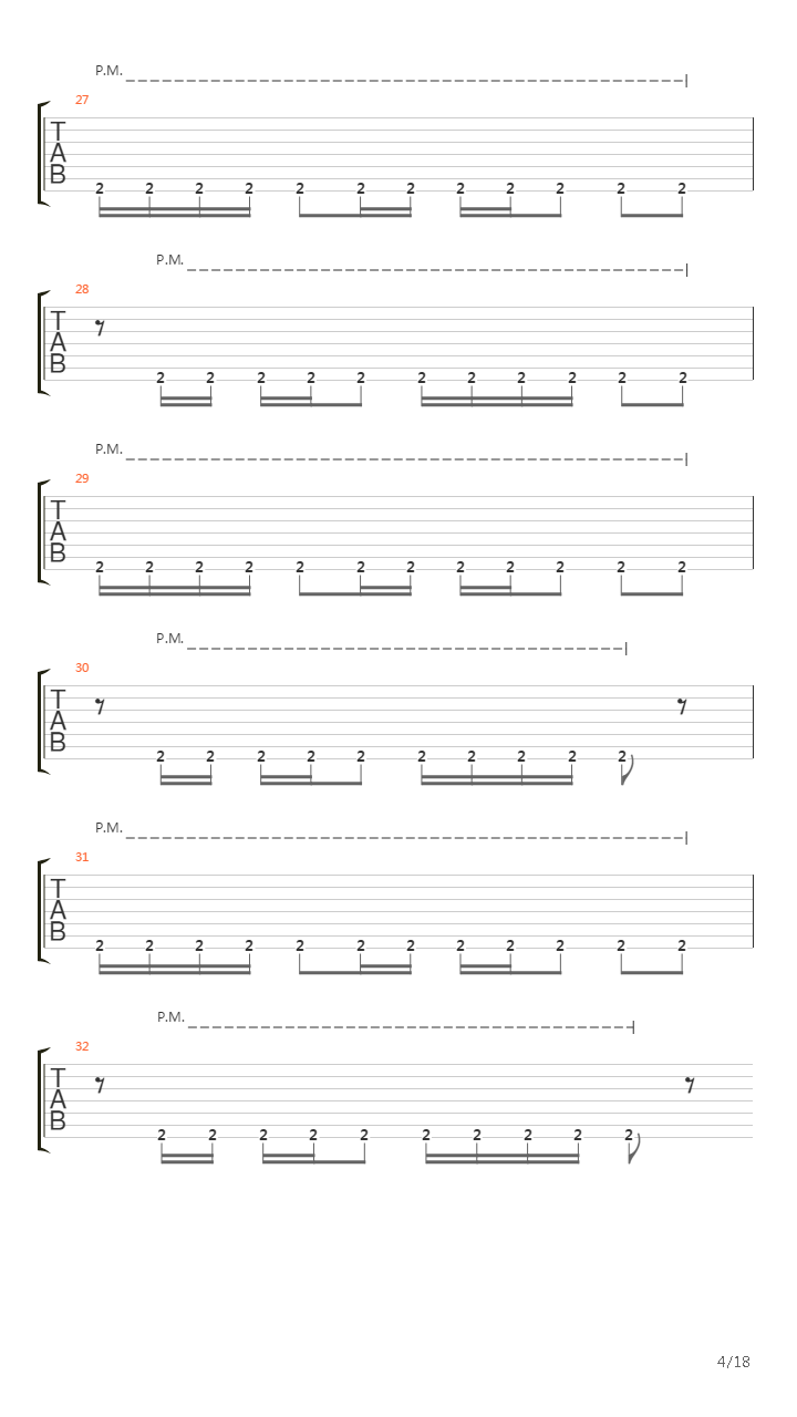 Autonomous Combat System吉他谱