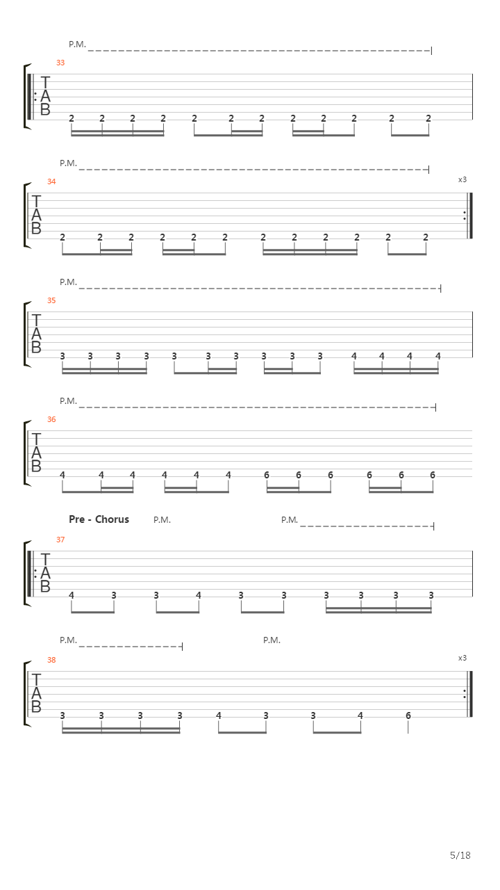 Autonomous Combat System吉他谱