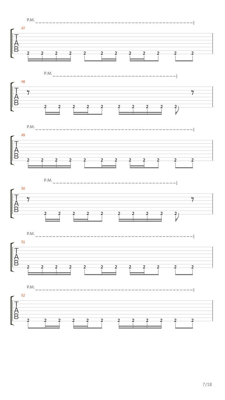 Autonomous Combat System吉他谱