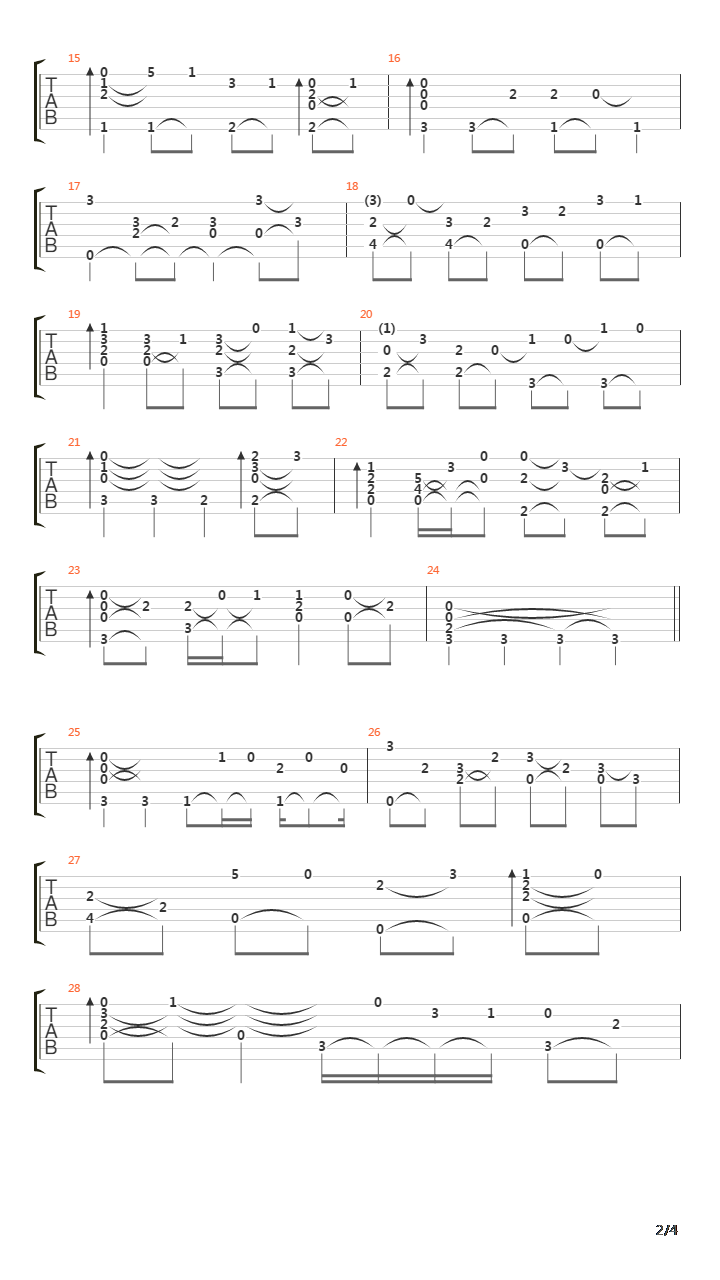 Air On A G String吉他谱