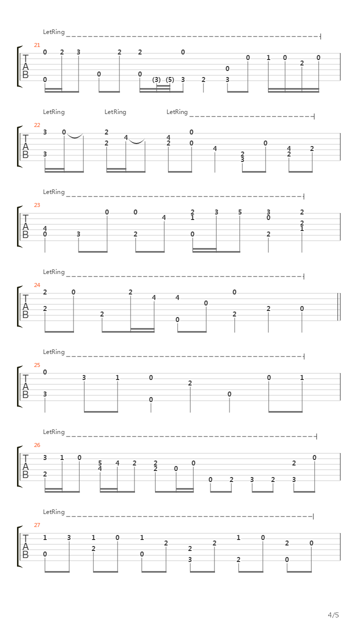 Goldberg Variations Aria吉他谱