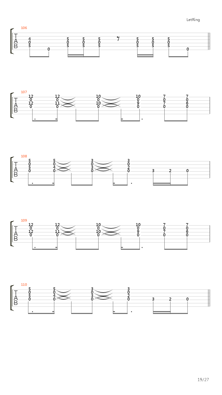 Kashmir吉他谱