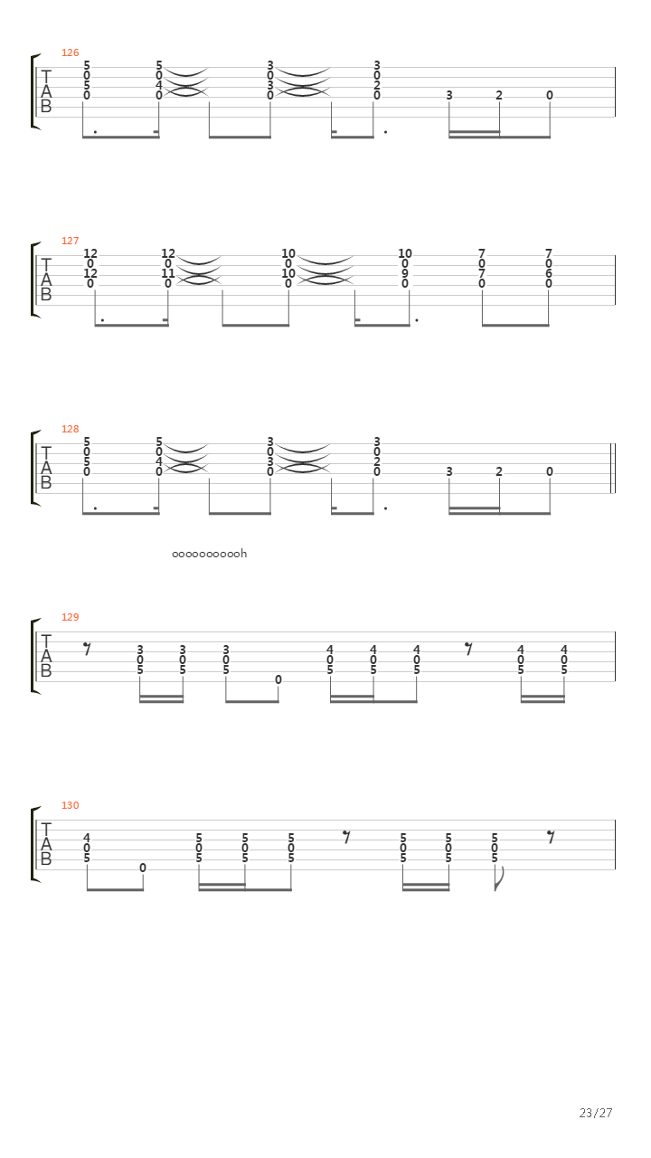 Kashmir吉他谱