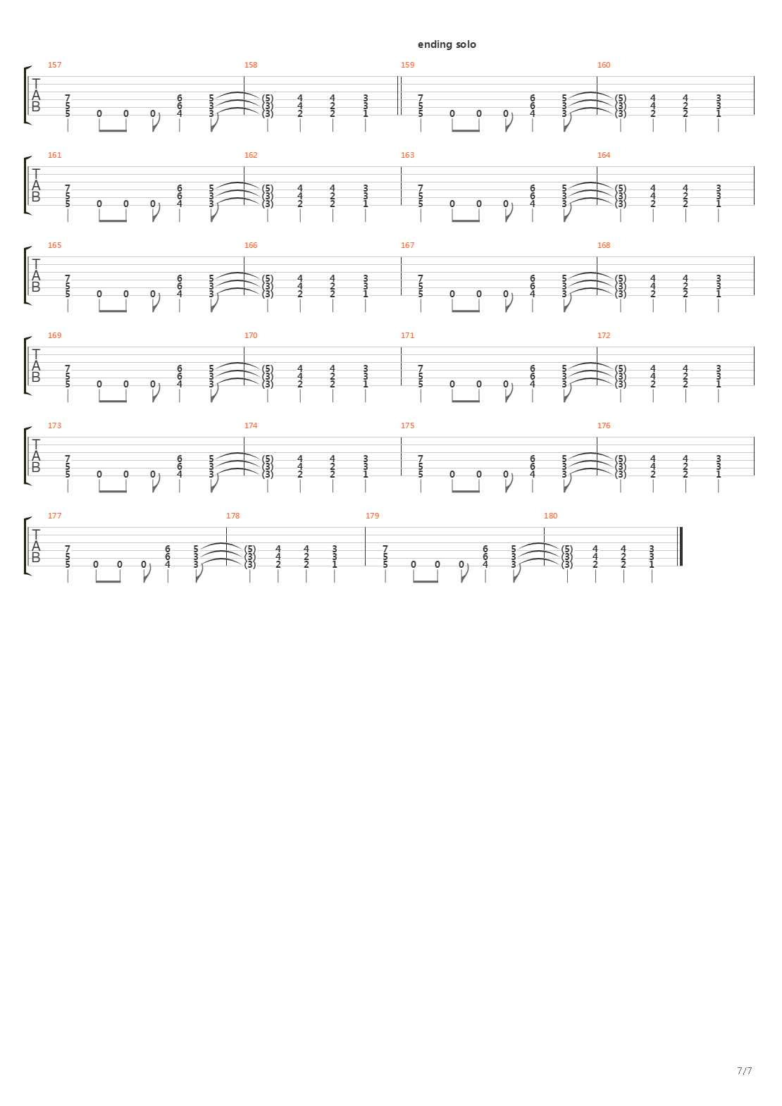 Turned Inside Out吉他谱