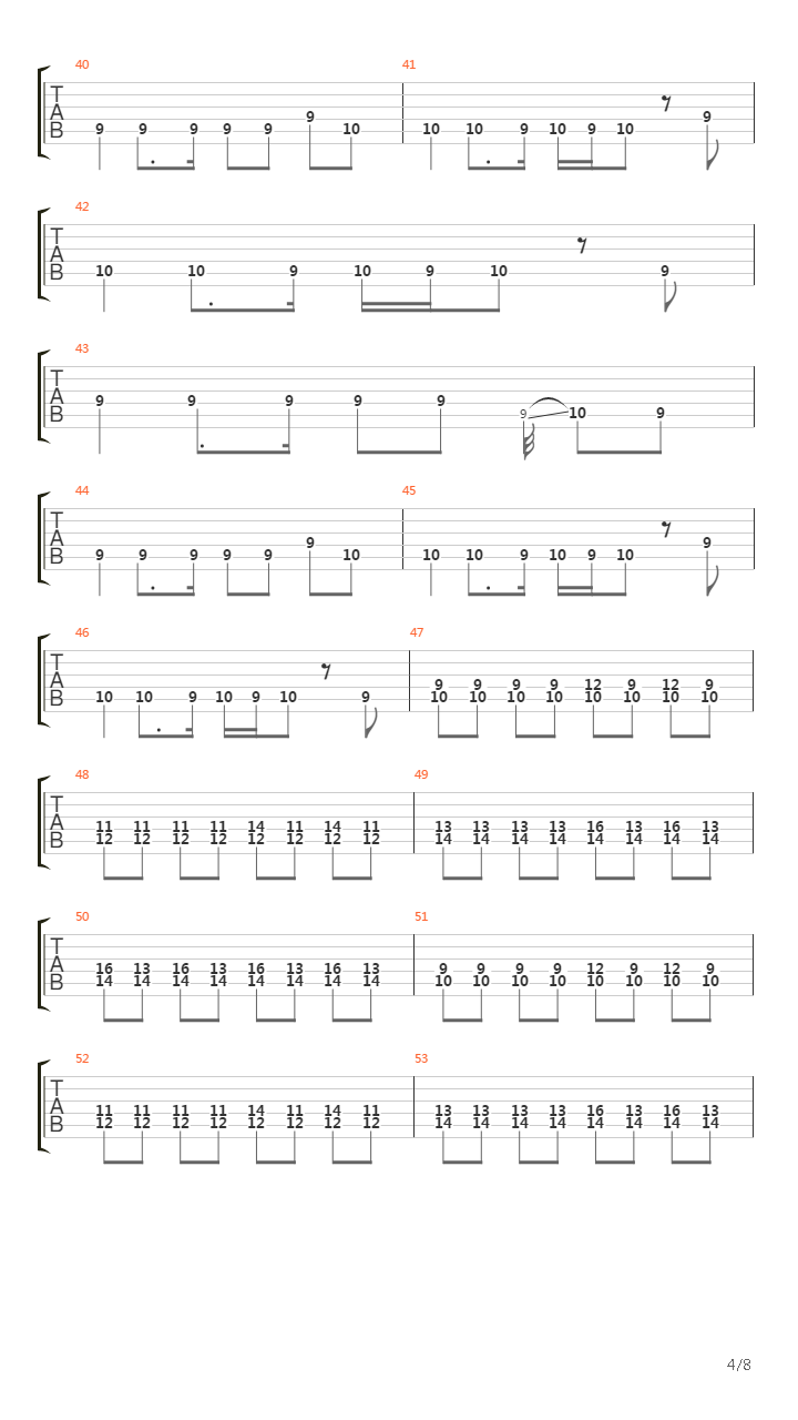 Into The Hollow吉他谱