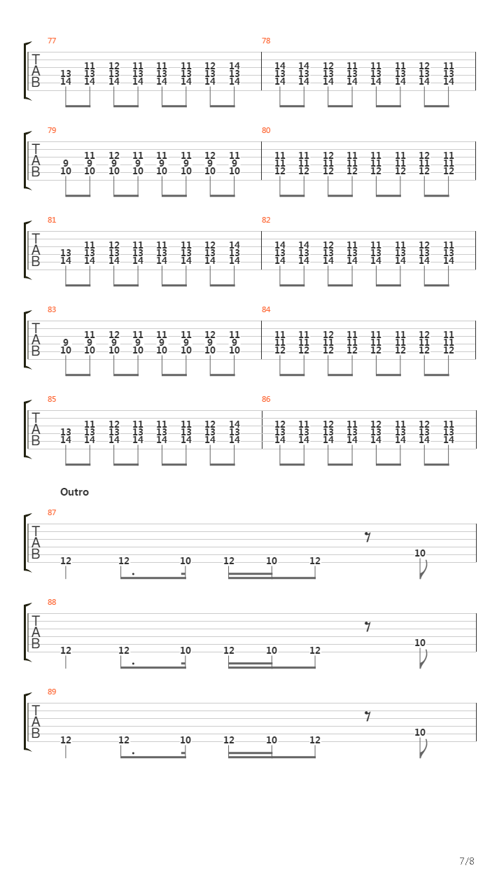 Into The Hollow吉他谱