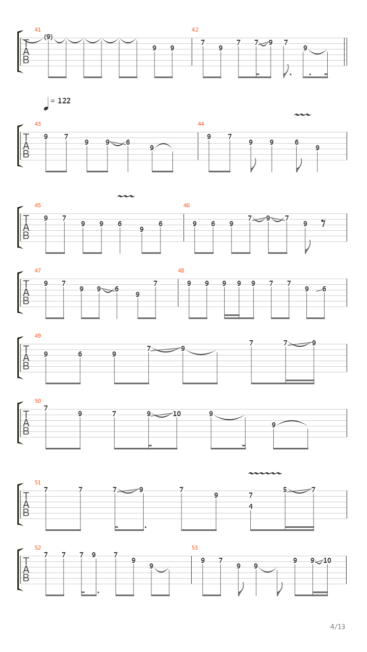 As Times Goes On吉他谱