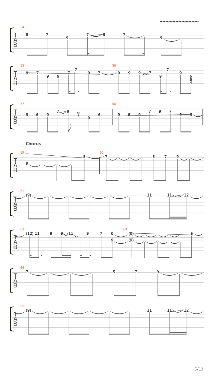 As Times Goes On吉他谱