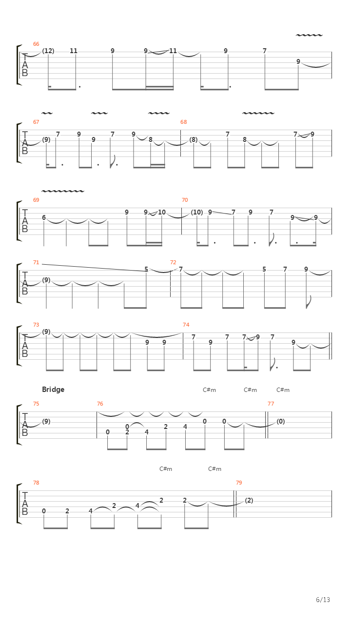 As Times Goes On吉他谱