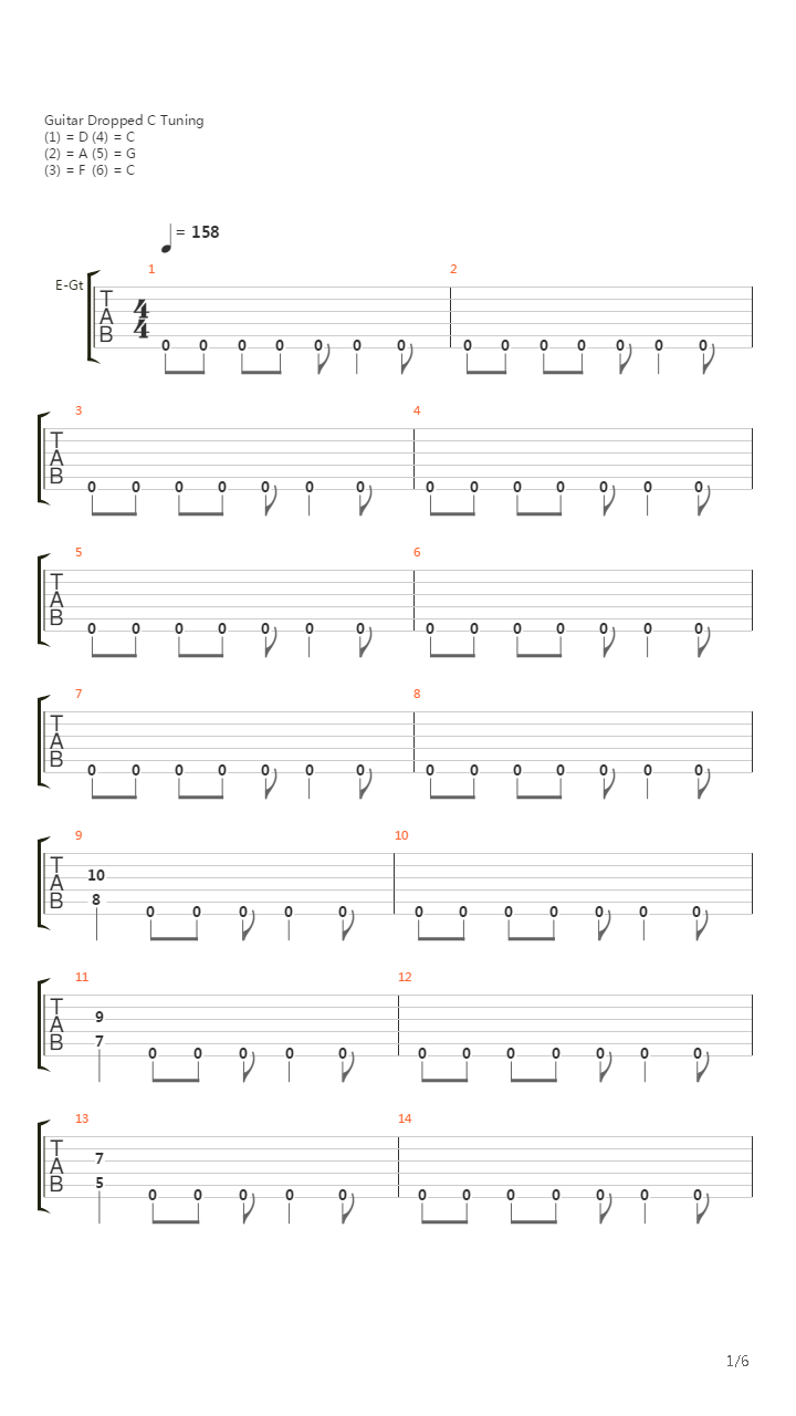 Renacer吉他谱