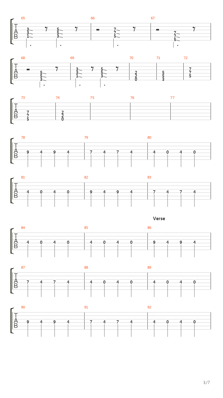 Octavo Dia吉他谱