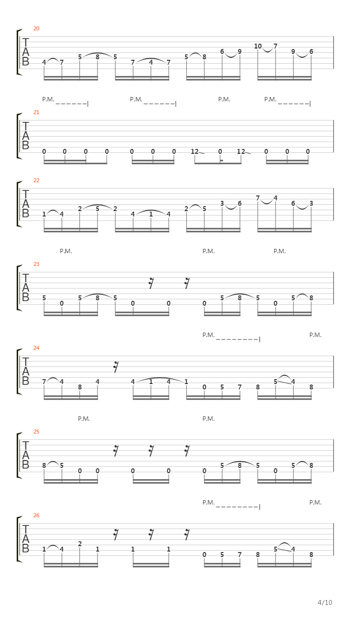 Charon吉他谱