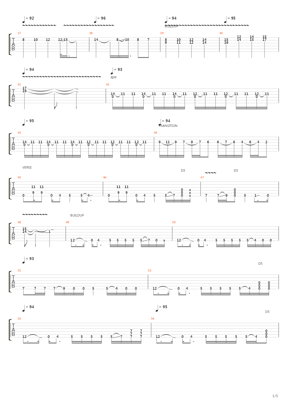 The Chimera吉他谱