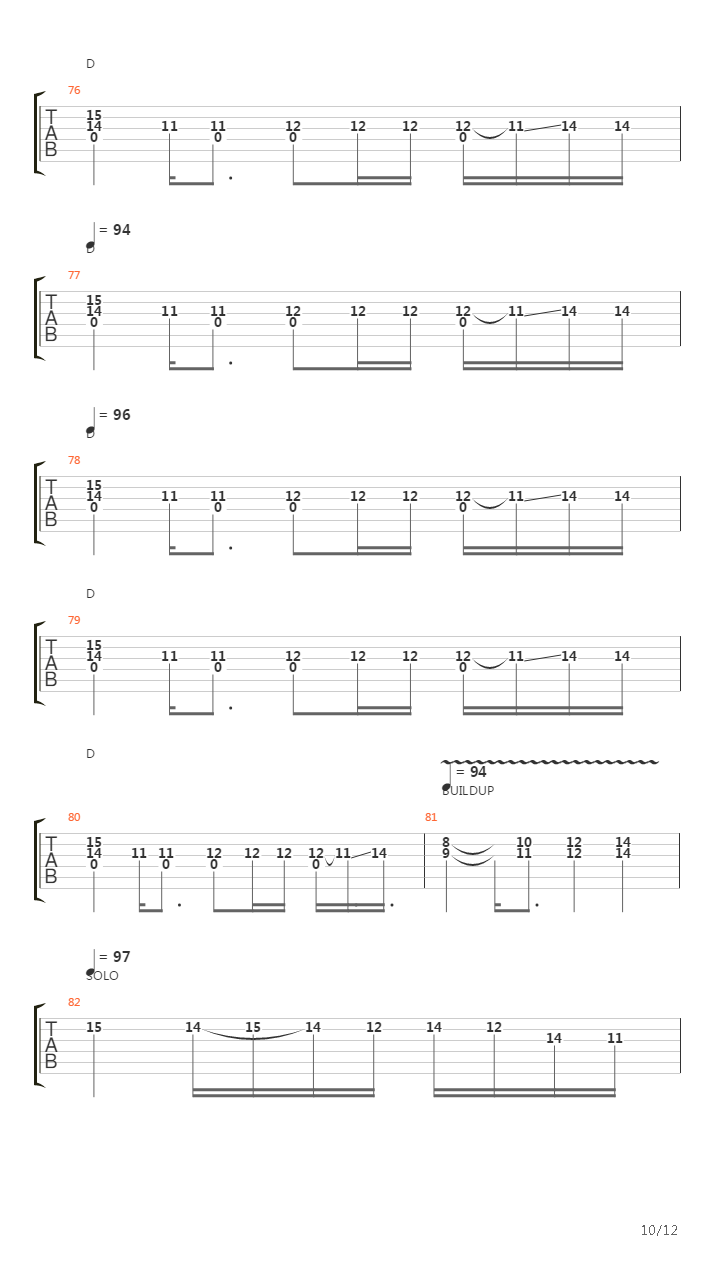 The Chimera吉他谱