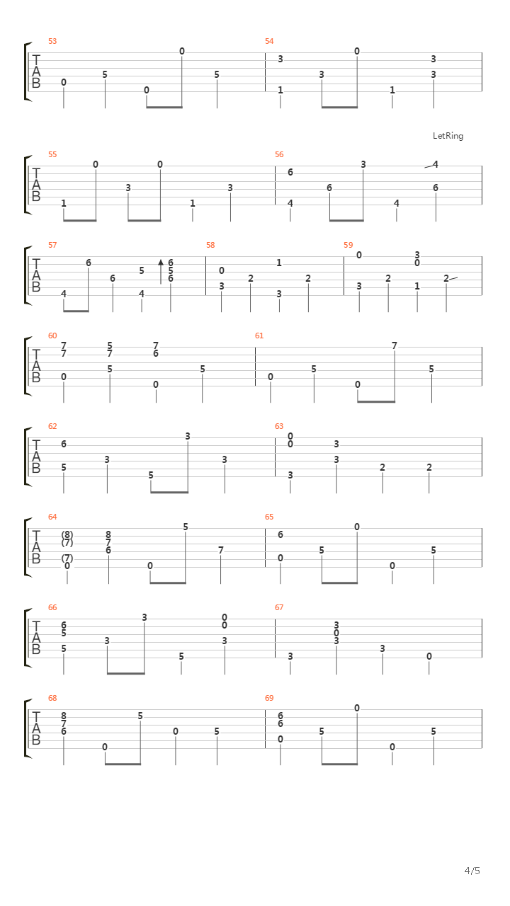 Avalon吉他谱