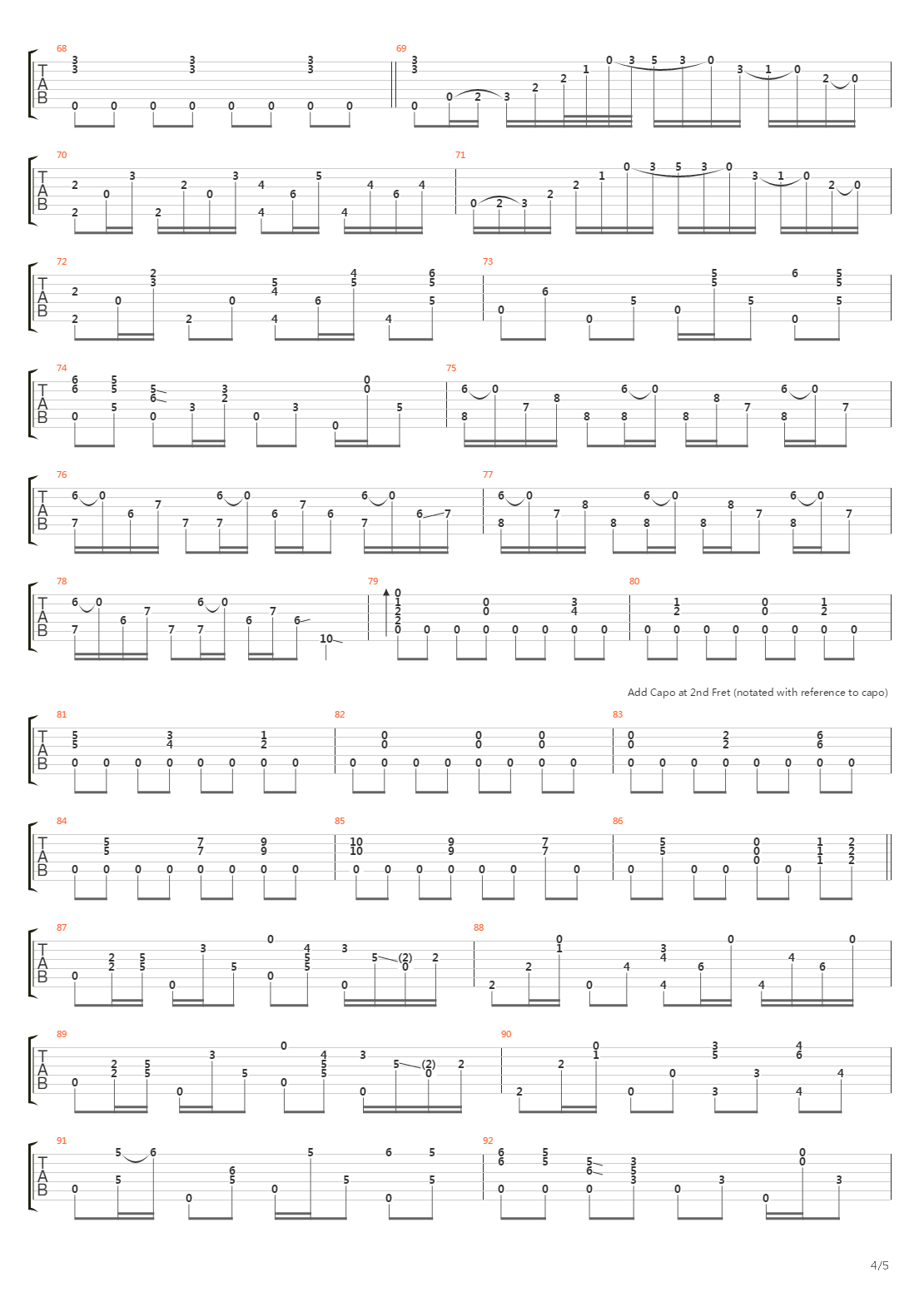 The Welsh Tornado吉他谱