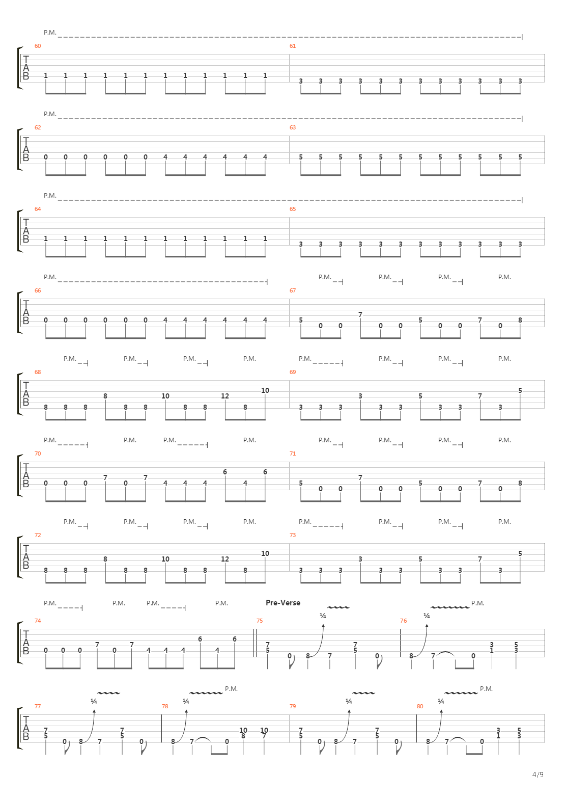 Blind Leading The Blind吉他谱