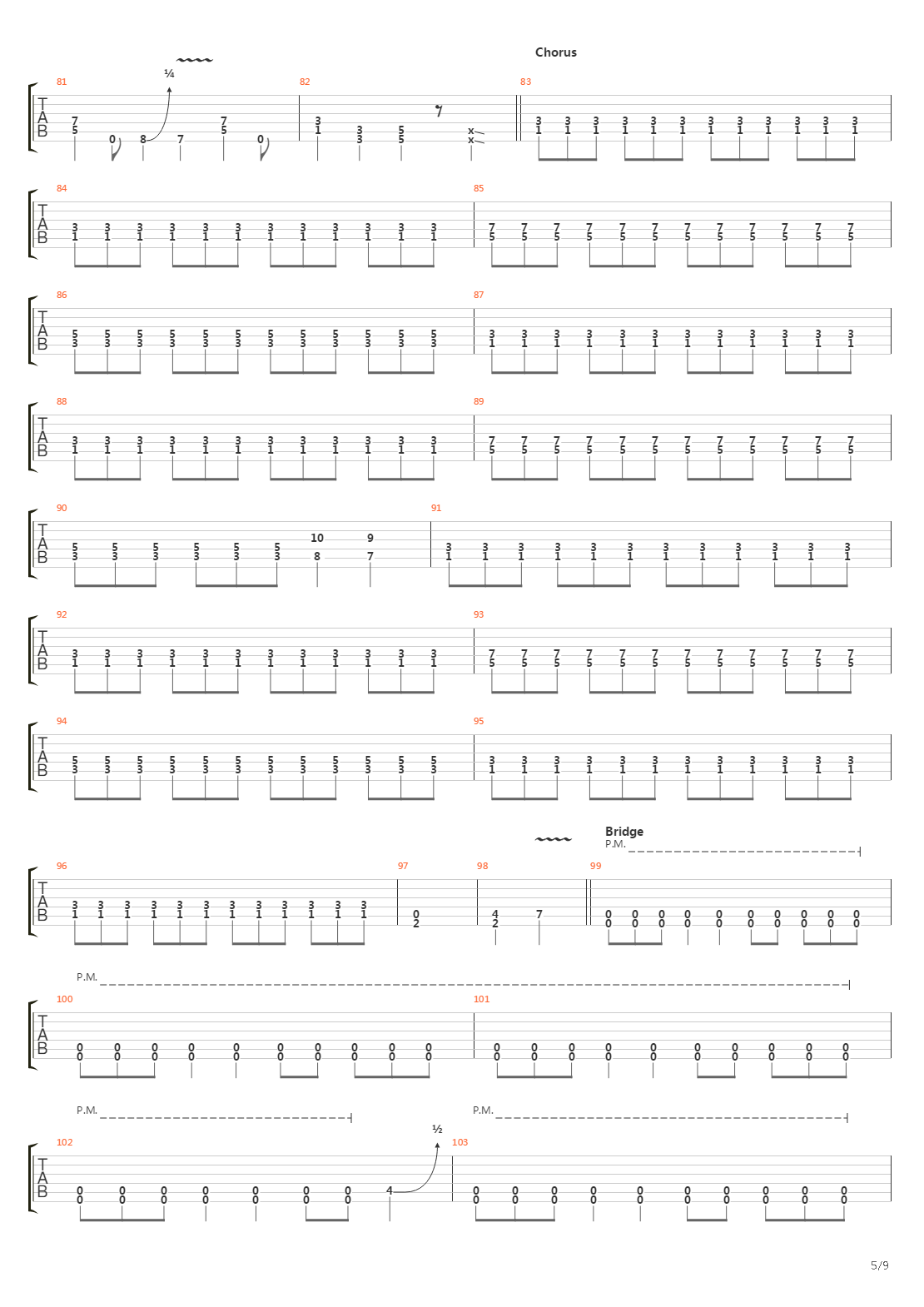 Blind Leading The Blind吉他谱