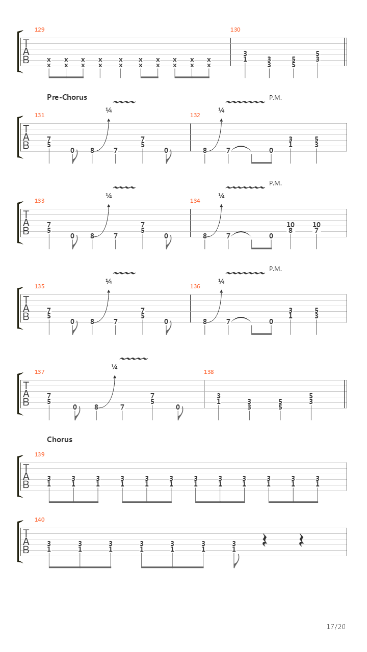 Blind Leading The Blind吉他谱