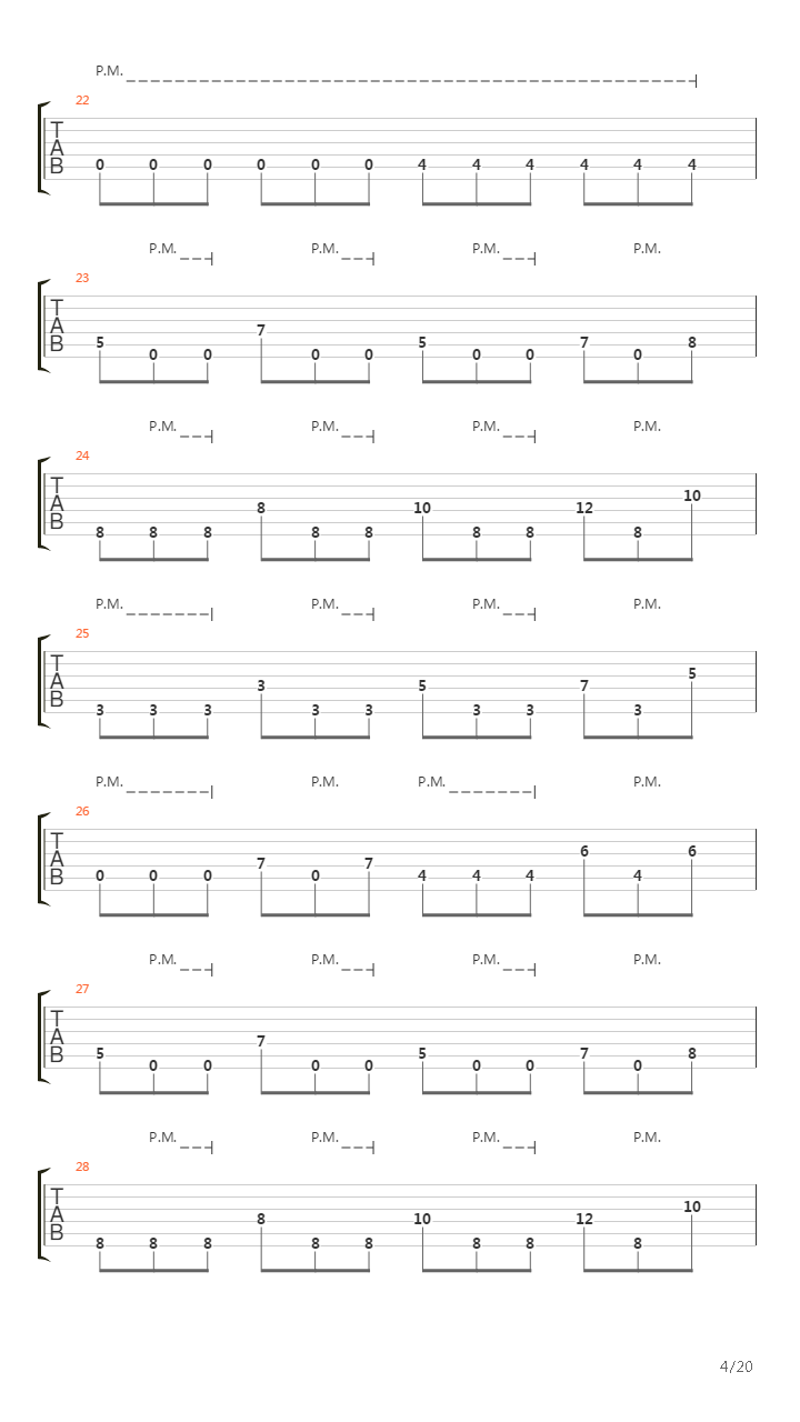 Blind Leading The Blind吉他谱