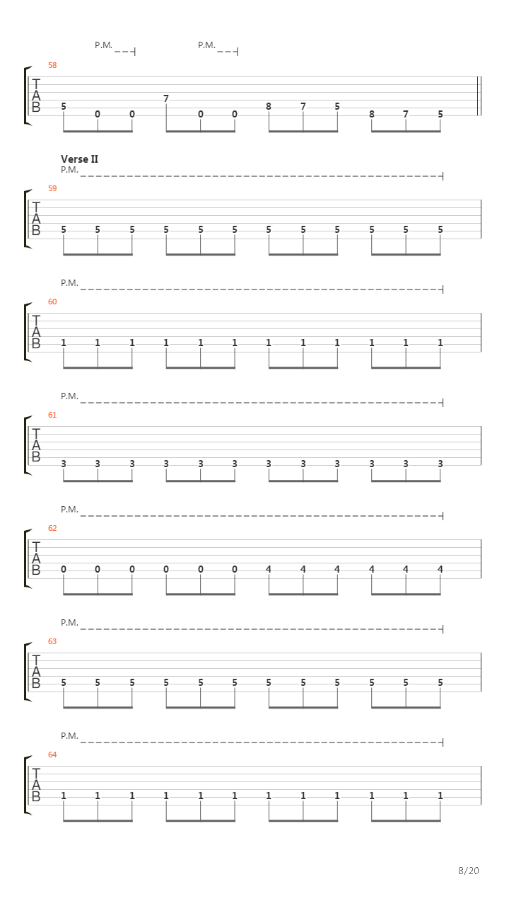 Blind Leading The Blind吉他谱