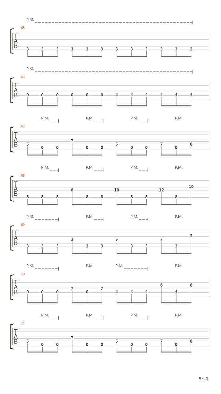 Blind Leading The Blind吉他谱