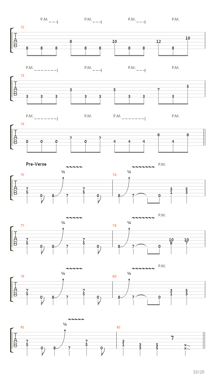 Blind Leading The Blind吉他谱