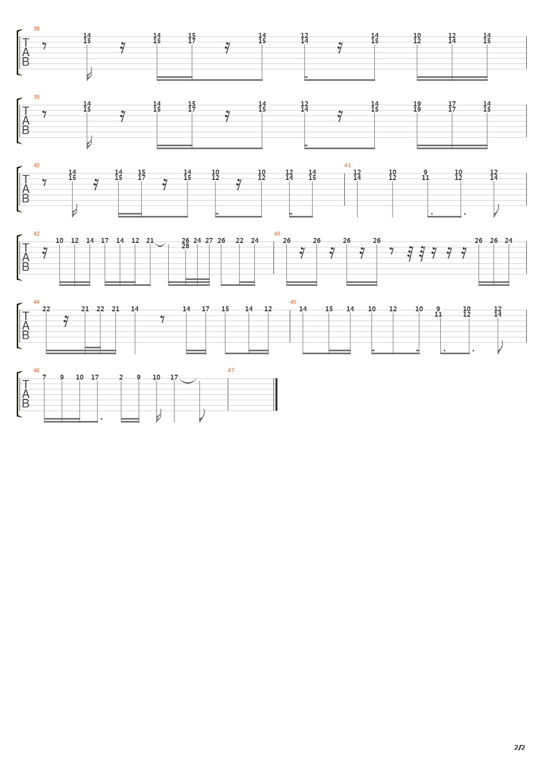 Magnet吉他谱