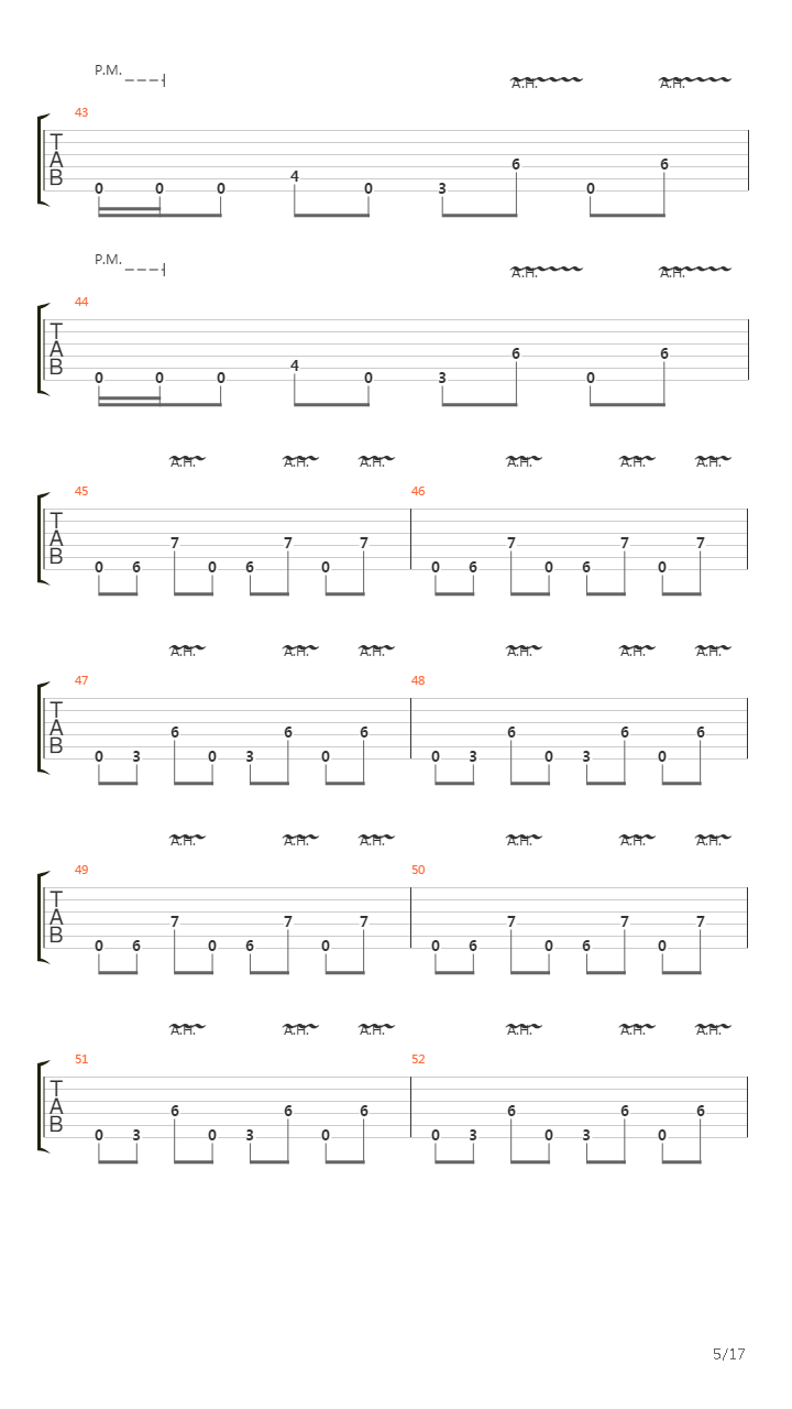 The Rage To Overcome吉他谱