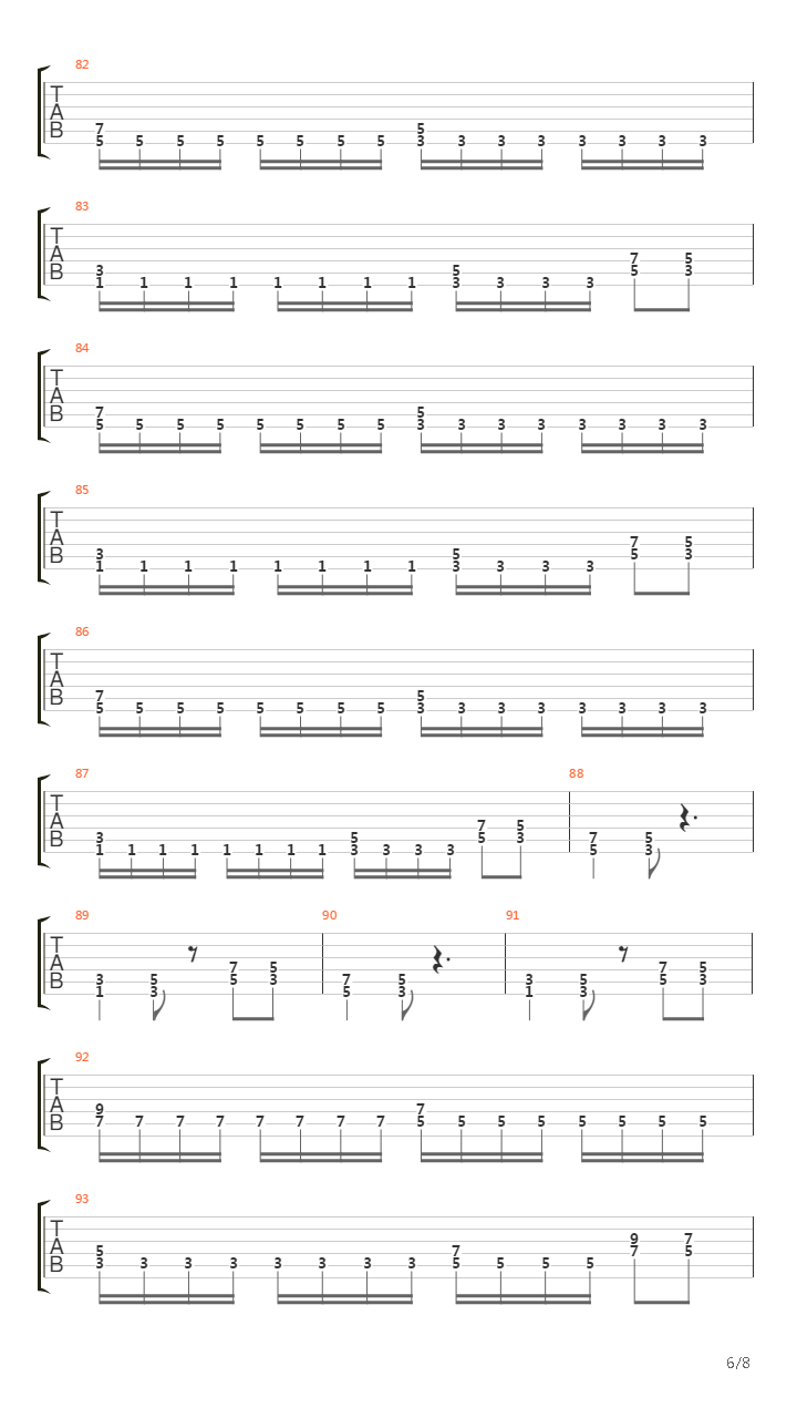 El Lago吉他谱