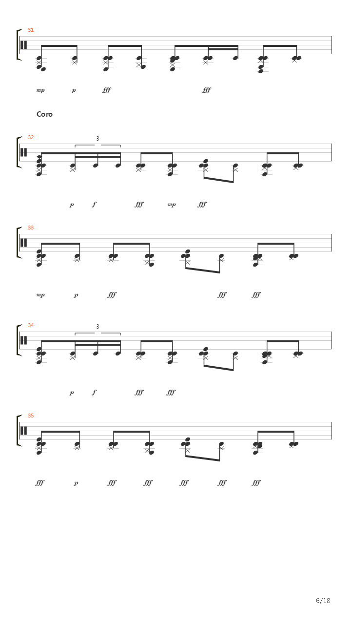 Mariposa Traicionera吉他谱