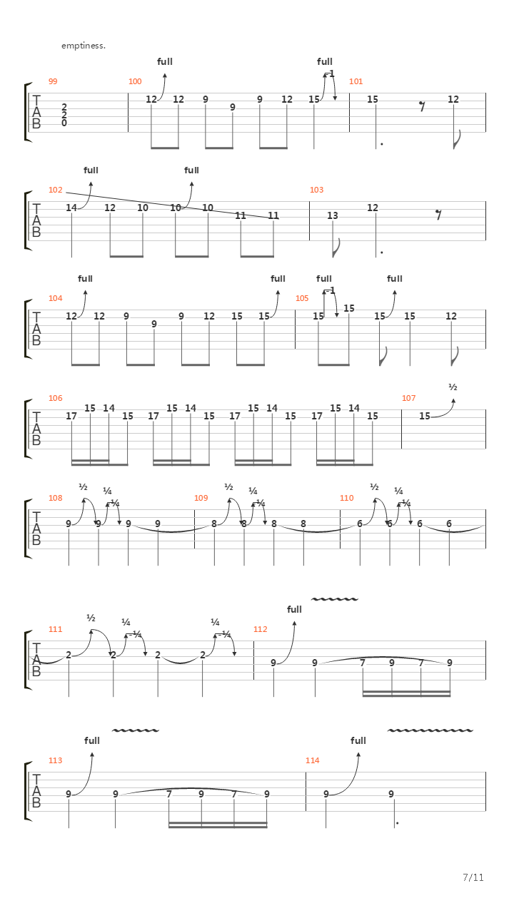 Motorcycle Emptiness吉他谱