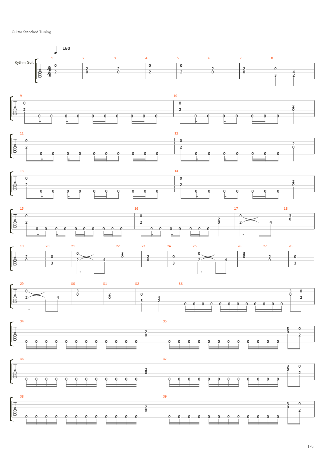 The Power吉他谱